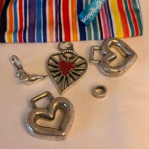 🌸Brighton lot of pre-owned charms AS IS.